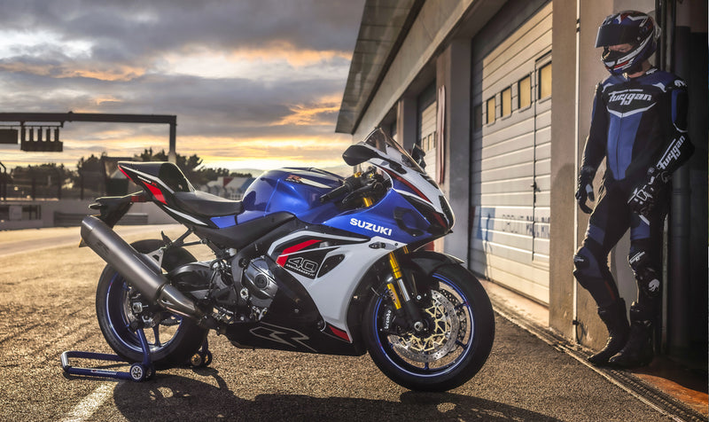 Load image into Gallery viewer, 2027 Suzuki GSX-R 1000 R 40th Anniversary Edition - Candy Daring Red/Pearl Tech White