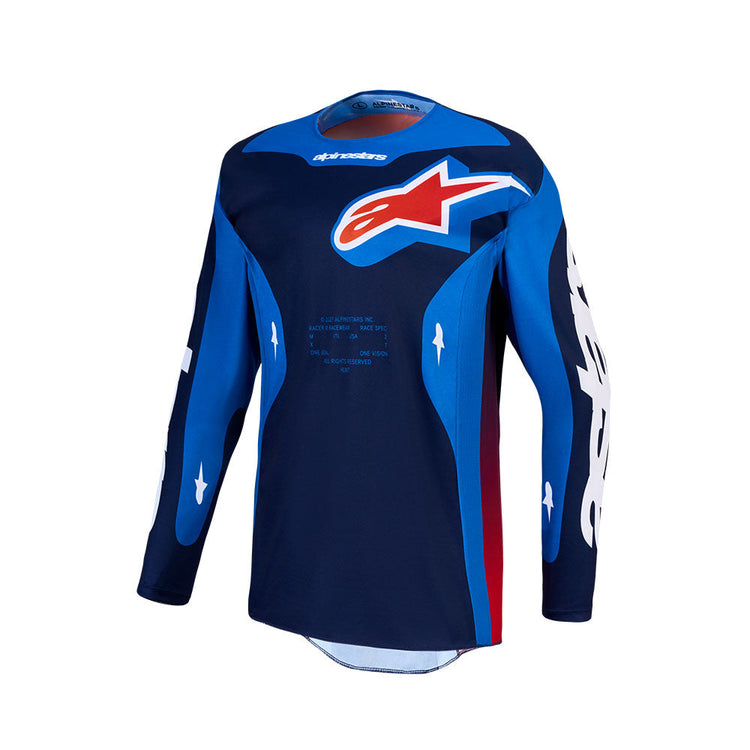 Alpinestars Racer Hunt Jersey Strong Blue/Deep Blue/Fire Red 