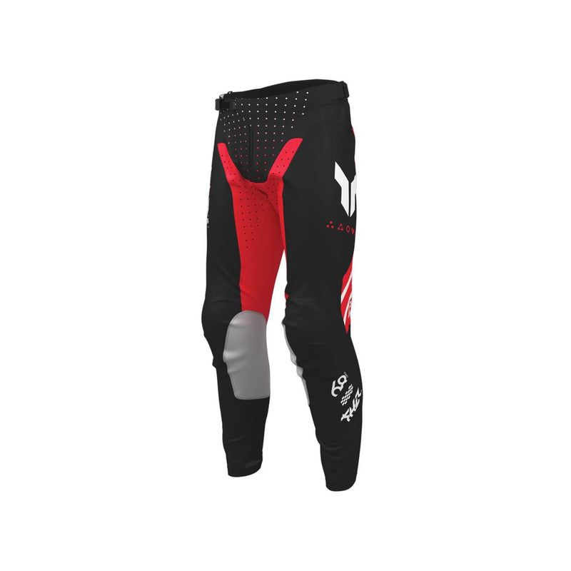 Load image into Gallery viewer, THOR YOUTH PANT LAUNCHMODE FUTURA BLACK/RED
