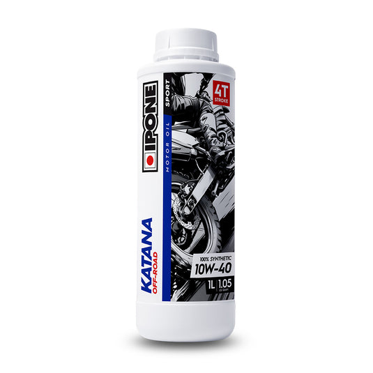 IPONE Katana Off Road - 100% Synthetic 4T Oil - 10W40 1L
