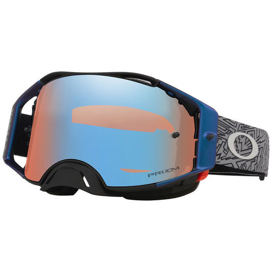 Airbrake MX Goggle Grey Strike / Prizm Sapphire Iridium Lens