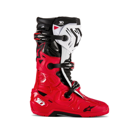 Alpinestars Tech-10 Enduro Boots Bright Red/Black/White