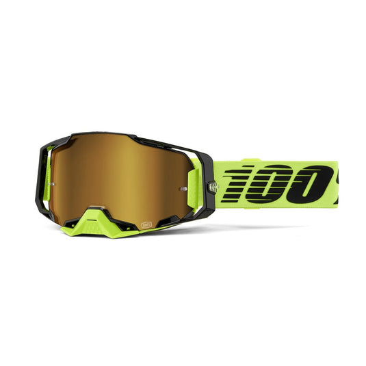100% Armega Goggle Neon Yellow