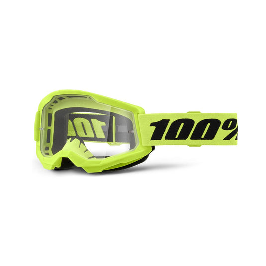 100% Strata 2 Goggle Neon Yellow