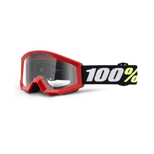 100% Strata Mini Goggle Red