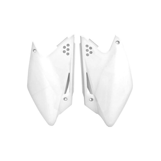 SIDE PANELS RTECH WHITE KAWASAKI KX250F 06-08
