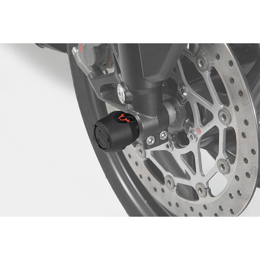 FRONT AXLE SLIDER KIT SW MOTECH BMW F800R R NINE T R1200R R1200RS R1300GS S1000XR