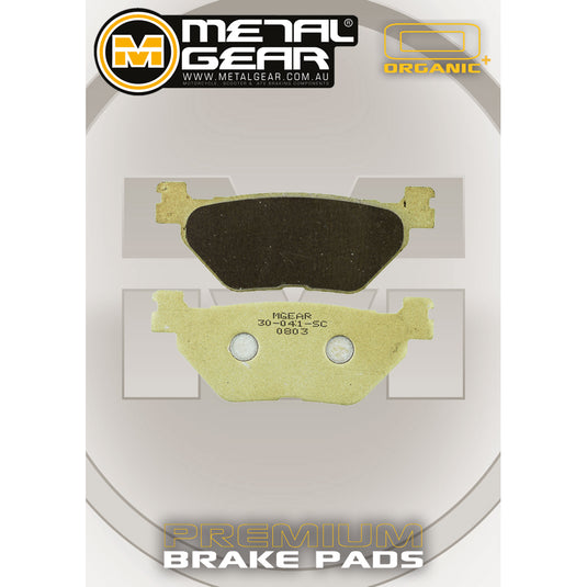 BRAKE PADS REAR METAL GEAR ORGANIC YAMAHA