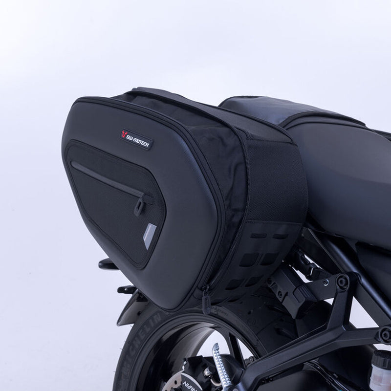 Load image into Gallery viewer, SW MOTECH SADDLE BAGS PRO BLAZE HIGH WITH ADAPTER TRIUMPH TRIDENT 660 21-24
