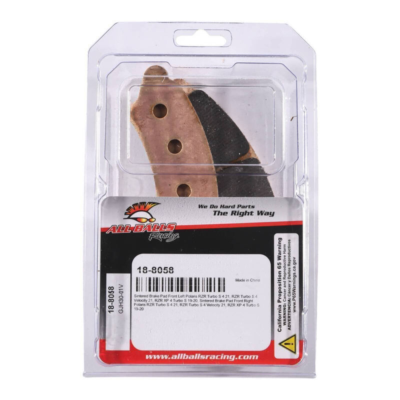 Load image into Gallery viewer, All Balls Racing Sintered Brake Pads (18-8058)
