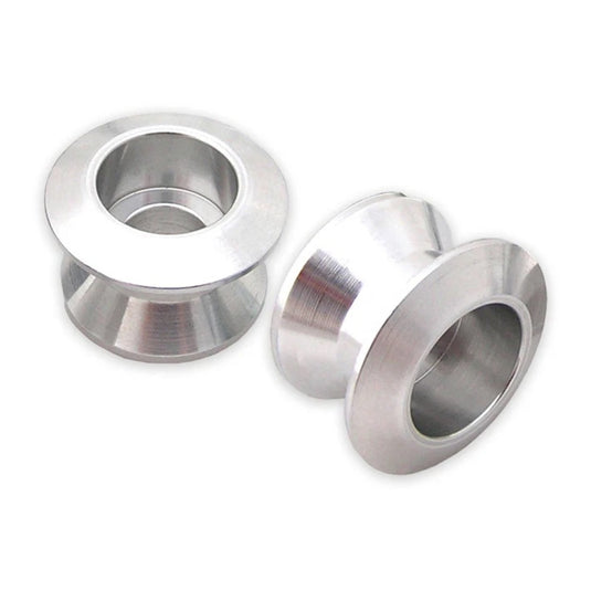 Bolt Swingarm Spools - Silver Universal
