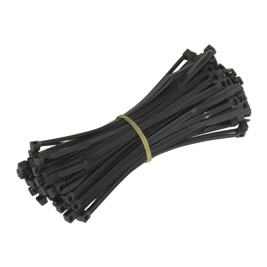 Whites Cable Ties 300 x 4.8mm 100pcs/Bag Black