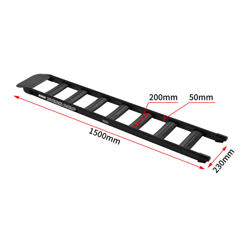 Load image into Gallery viewer, DRC Hybrid Ramp Straight 150cm - Black
