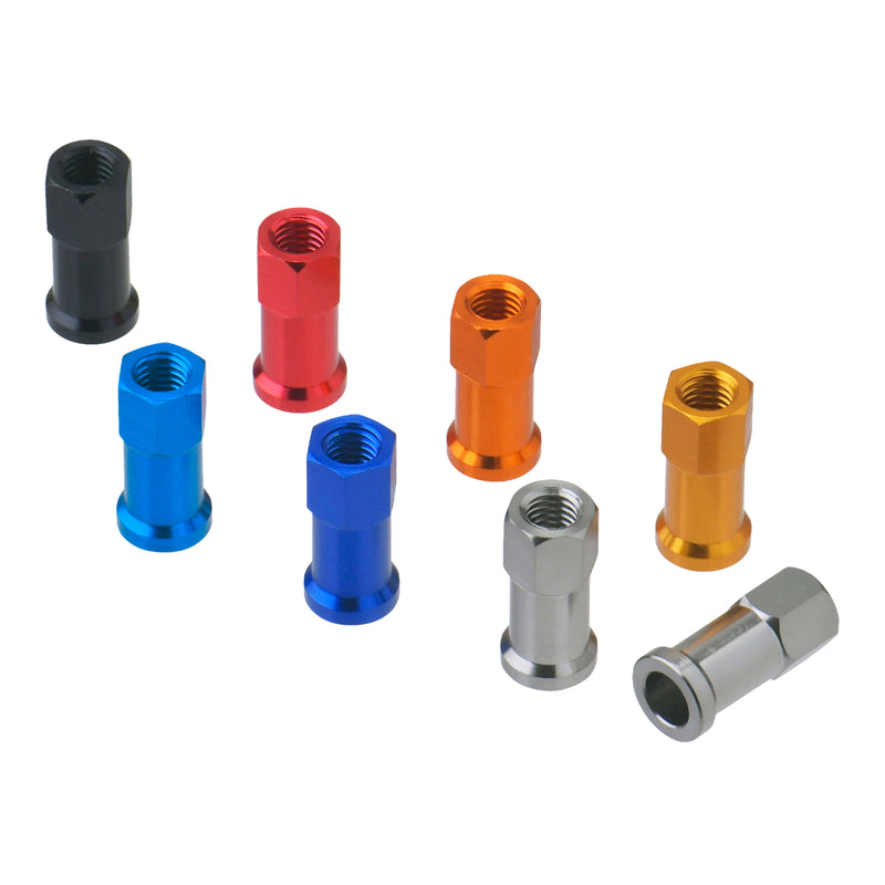 Load image into Gallery viewer, DRC RIM LOCK NUTS 2PCS ORANGE
