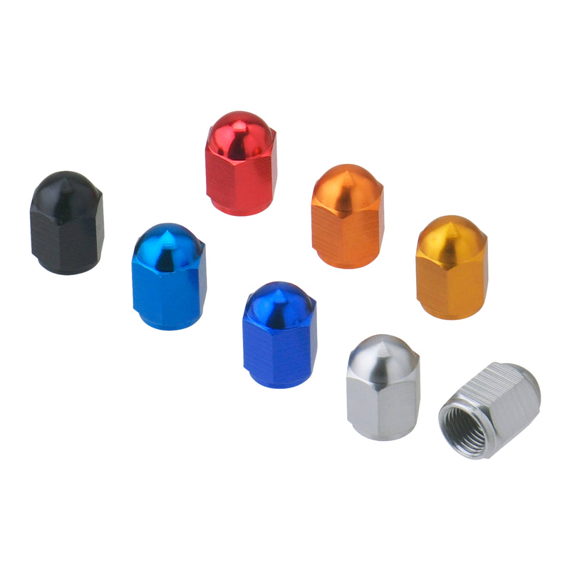Load image into Gallery viewer, DRC ALUMINUM VALVE CAPS 2PCS TI-COLOUR
