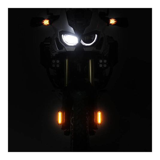 Denali DRL Amber Day Running Lights with Fender Mount Kit - Pair