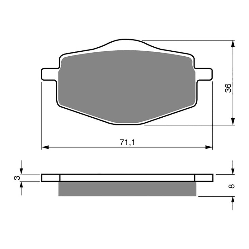 Load image into Gallery viewer, GOLDfren Brake Pads - K5 Off-Road Racing
