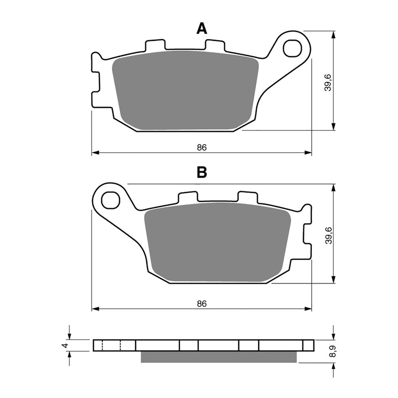Load image into Gallery viewer, GOLDfren Brake Pads - S3 Sintered Sports
