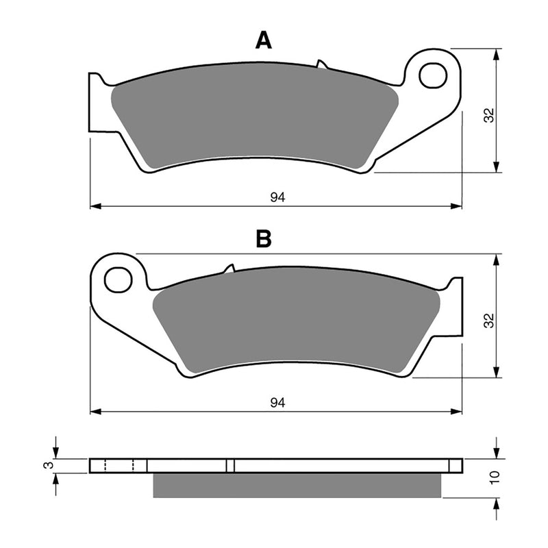 Load image into Gallery viewer, GOLDfren Brake Pads - S3 Sintered Sports

