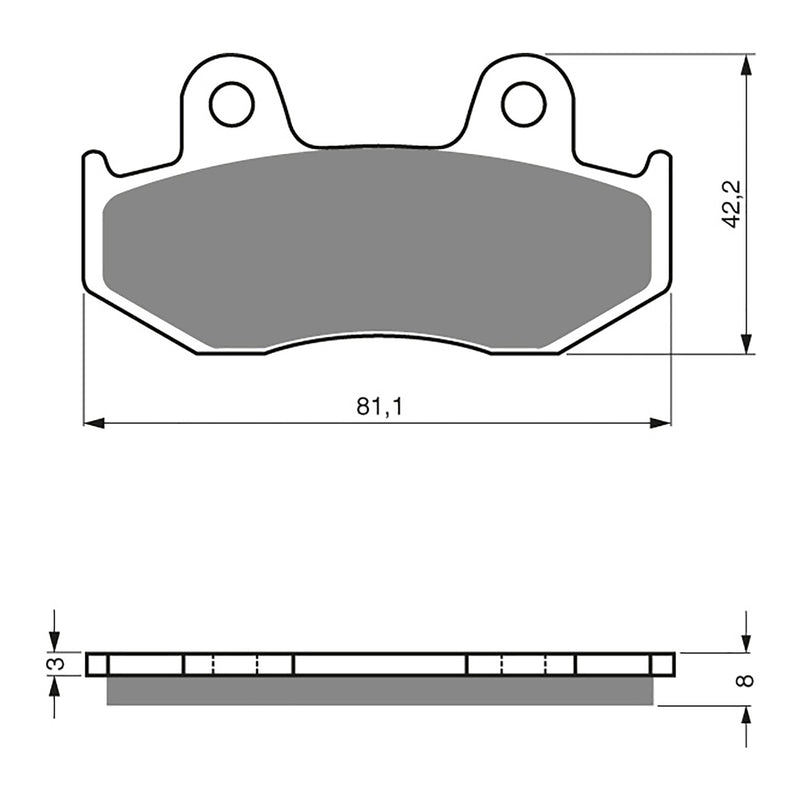 Load image into Gallery viewer, GOLDfren Brake Pads - S3 Sintered Sports
