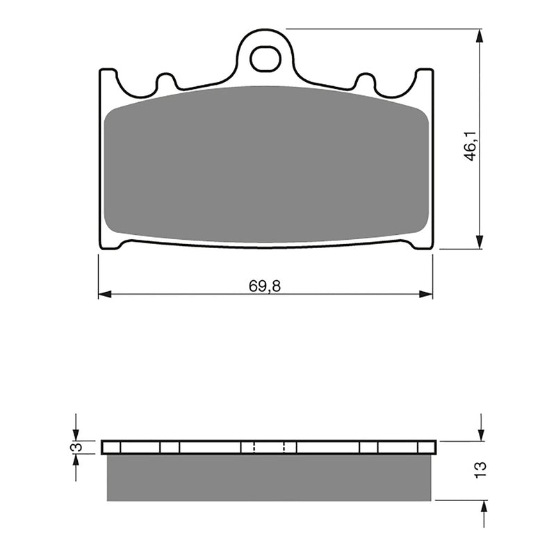 Load image into Gallery viewer, GOLDfren Brake Pads - S3 Sintered Sports
