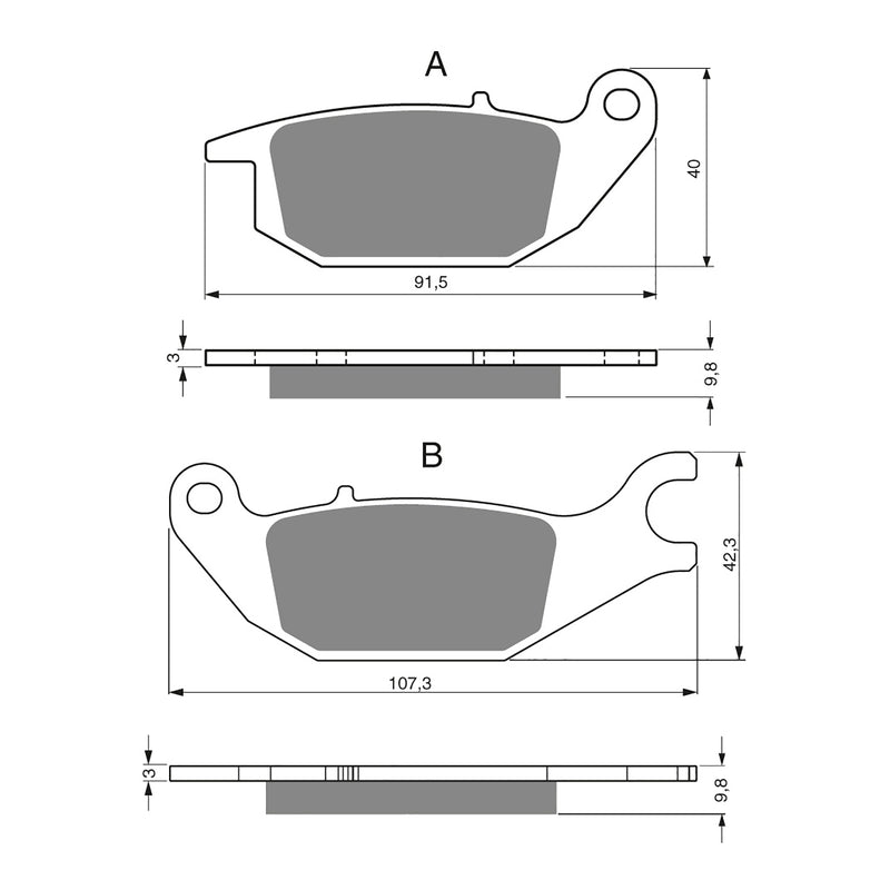 Load image into Gallery viewer, GOLDfren Brake Pads - S3 Sintered Sports

