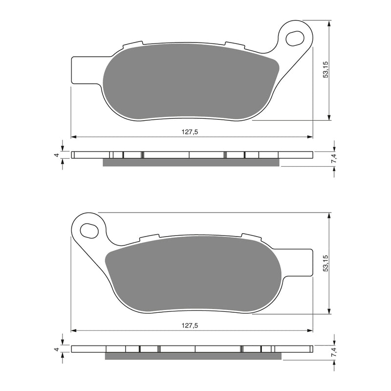 Load image into Gallery viewer, GOLDfren Brake Pads - S3 Sintered Sports

