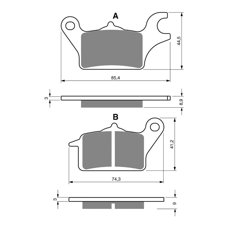 Load image into Gallery viewer, GOLDfren Brake Pads - S3 Sintered Sports

