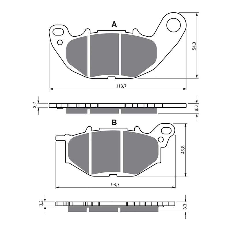 Load image into Gallery viewer, GOLDfren Brake Pads - S3 Sintered Sports
