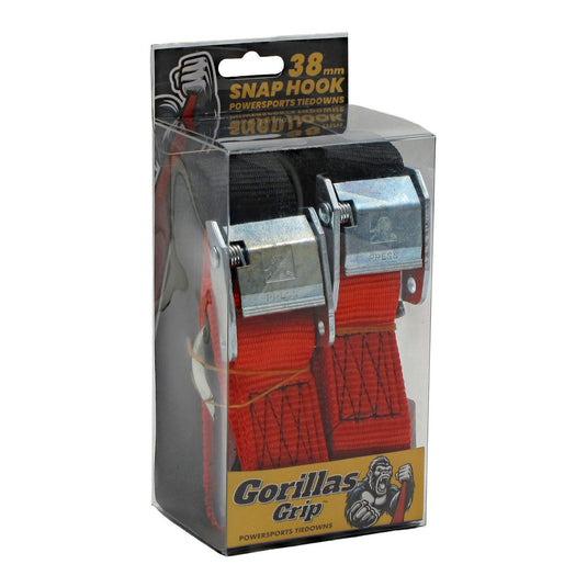 Gorillas Grip Tie Down 38mm S / HK Black / Red Loop