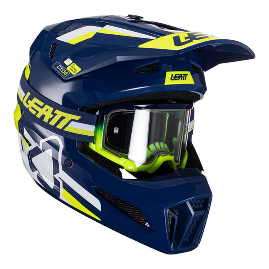 Leatt 2024 3.5 Helmet & Goggle Kit - Blue
