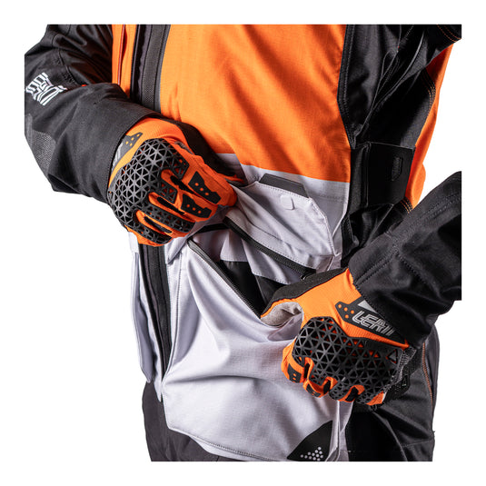 Leatt 7.5 ADV Rally HydraDri Jacket - Orange / Grey