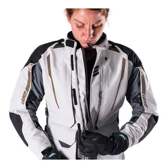 Leatt 5.5 ADV DriTour Women's Jacket - Steel Grey