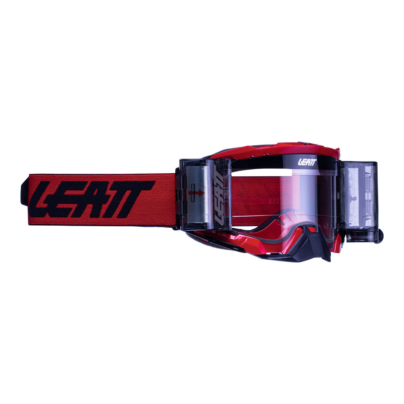 Load image into Gallery viewer, Leatt 5.5 Velocity Goggle Roll-Off - Red / Clear 83%
