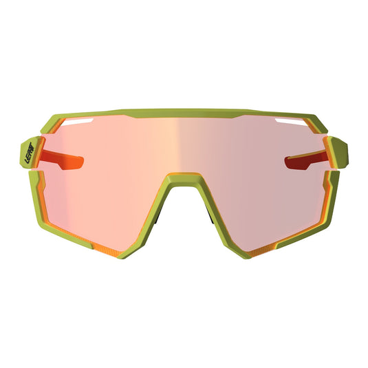 Leatt RideViz Pro Sunglasses - Neon Yellow Iriz Cryztal Red 13 VLT