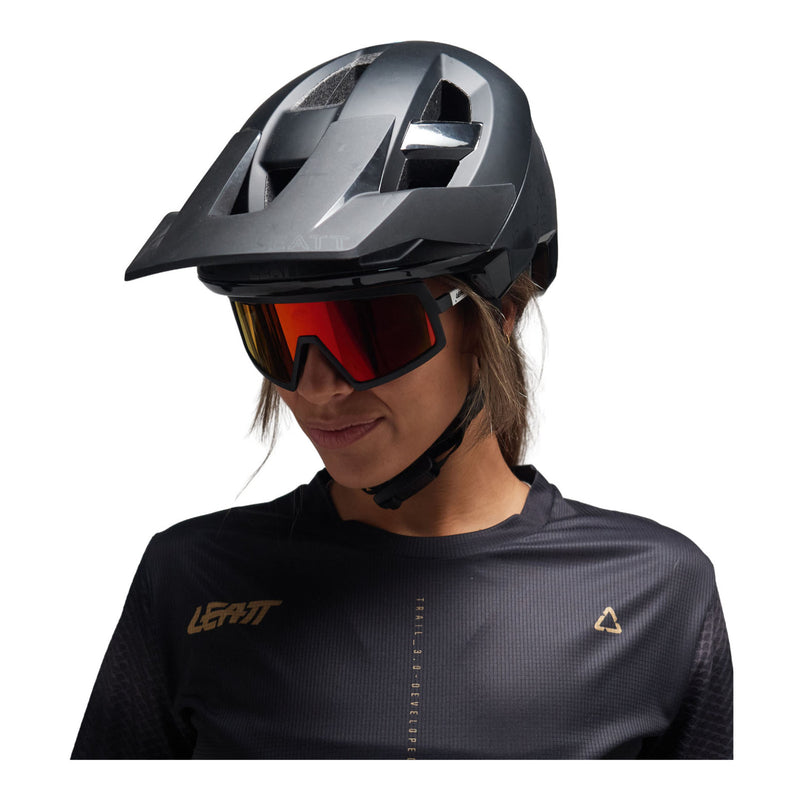 Load image into Gallery viewer, Leatt MadViz One Sunglasses - Black / White Iriz Red 15 VLT
