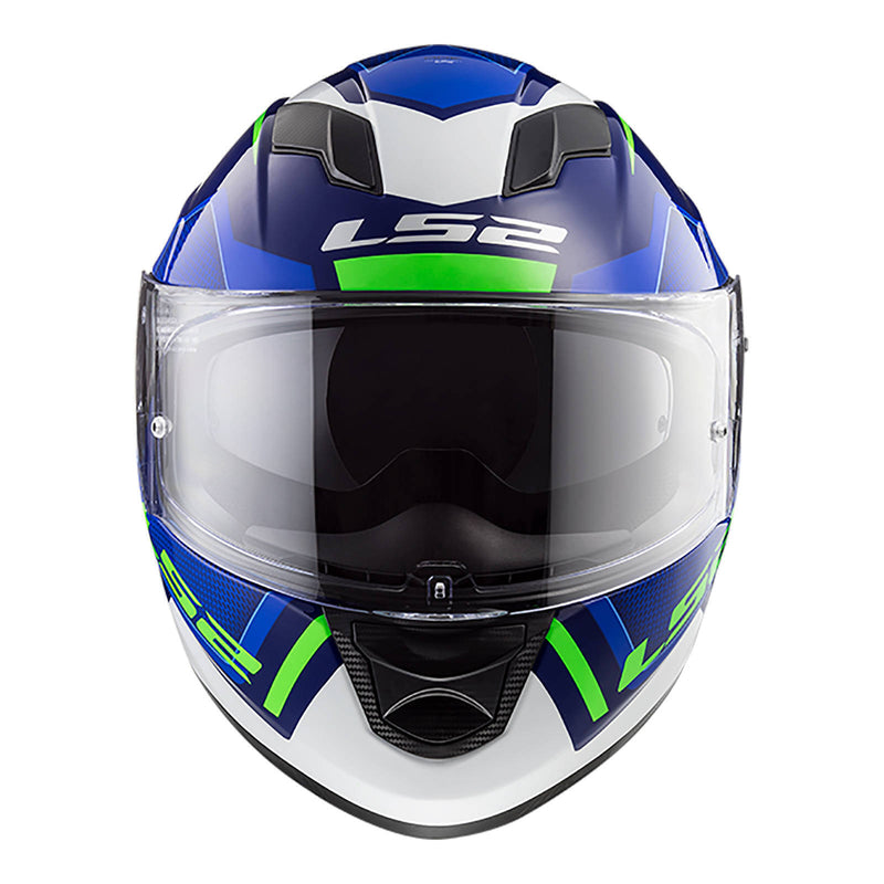 Load image into Gallery viewer, LS2 FF320 Stream Evo Axis Helmet - White / Blue
