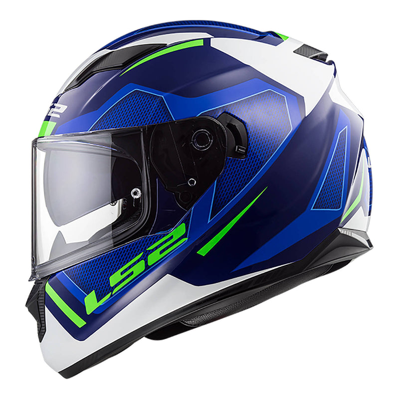 Load image into Gallery viewer, LS2 FF320 Stream Evo Axis Helmet - White / Blue
