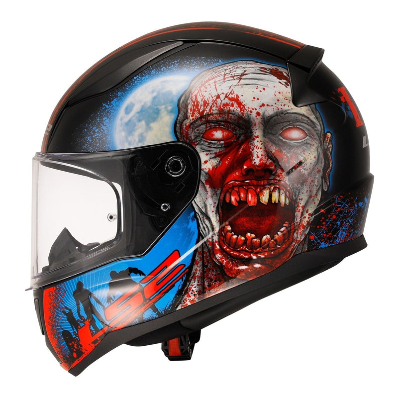Load image into Gallery viewer, LS2 FF353 Rapid II Zombie - Matte Black / Red / White
