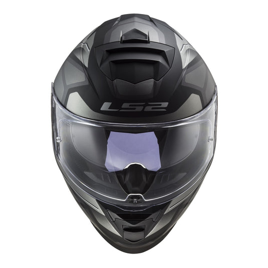 LS2 FF800 Storm II Faster Helmets - Matte Titanium 06