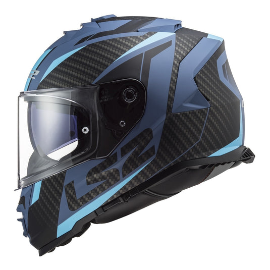 LS2 FF800 Storm II Racer Helmets - Matte Blue 06