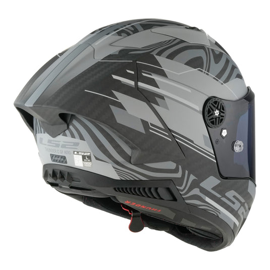 LS2 FF805 Thunder GP Aero Helmet - Polar