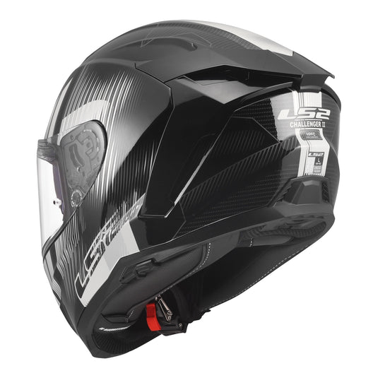 LS2 FF817 Challenger II Nitro Helmet - Black / Grey