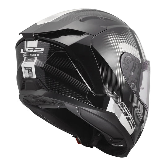 LS2 FF817 Challenger II Nitro Helmet - Black / Grey
