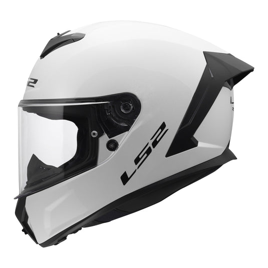 LS2 FF820 Rapid III Solid Helmet - Gloss White