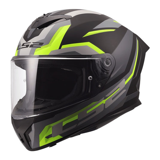 LS2 FF820 Rapid III Hyper Helmet - Black / Hi-Vis Yellow