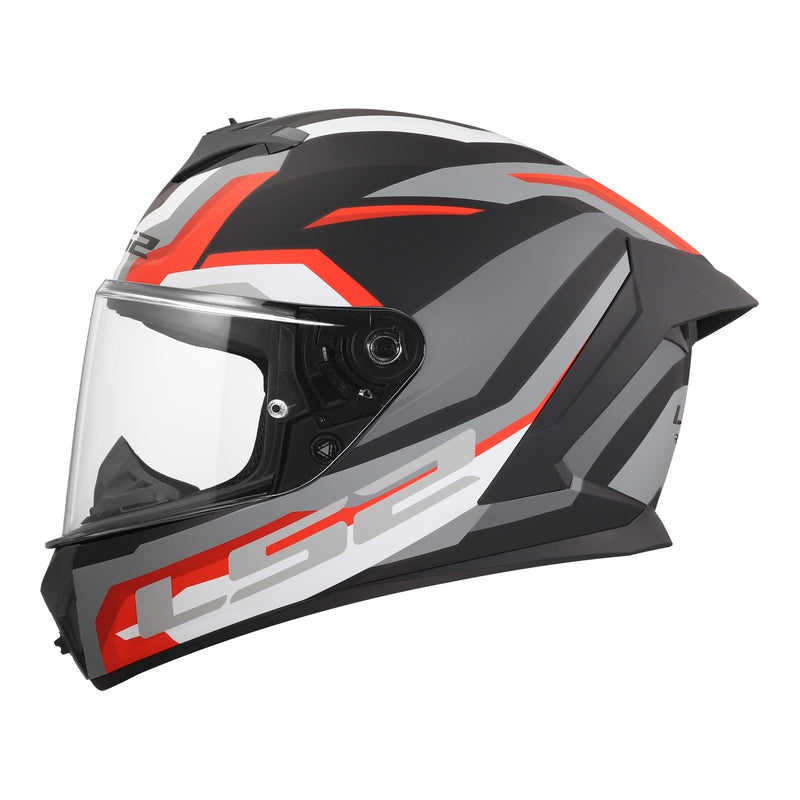 Load image into Gallery viewer, LS2 FF820 Rapid III Hyper Helmet - Black / Red
