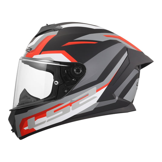 LS2 FF820 Rapid III Hyper Helmet - Black / Red