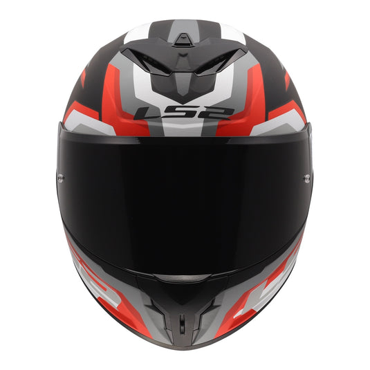 LS2 FF820 Rapid III Hyper Helmet - Black / Red