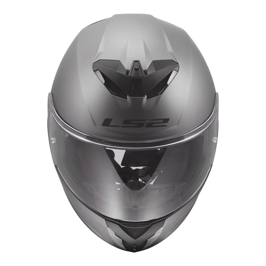 LS2 FF820 Rapid III Solid Helmet - Matte Titanium